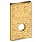 Baldwin Rectangular Lifetime Satin Brass Rosettes Lifetime Satin Brass 5042.044 - alternate 1